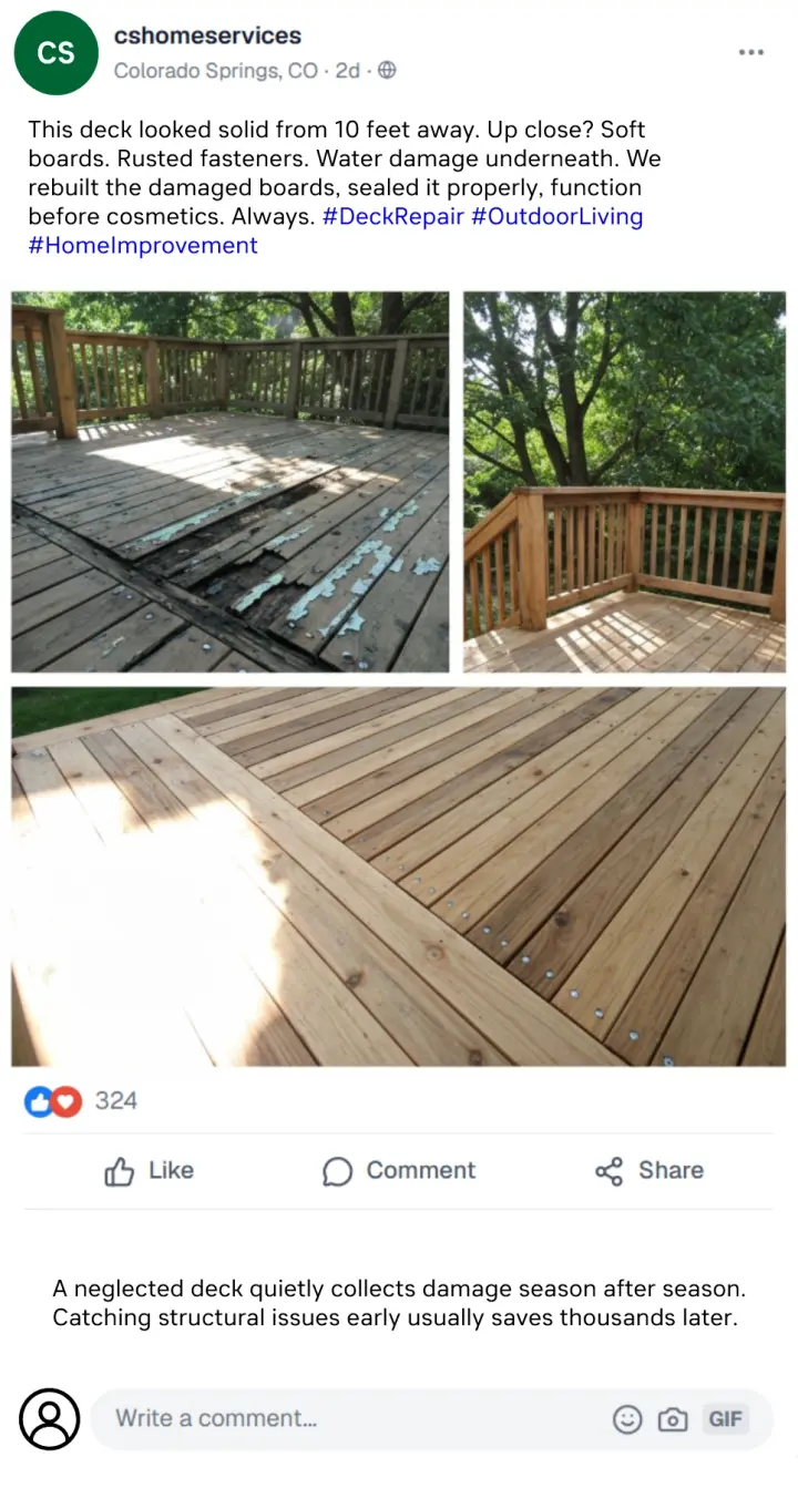 Home Services post 2