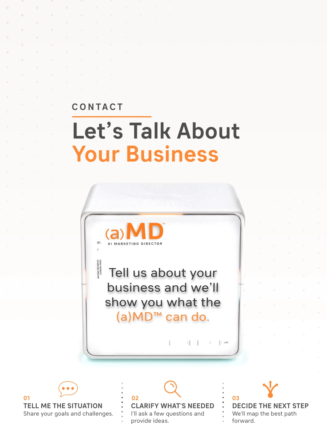Contact — Let's Talk About Your Business