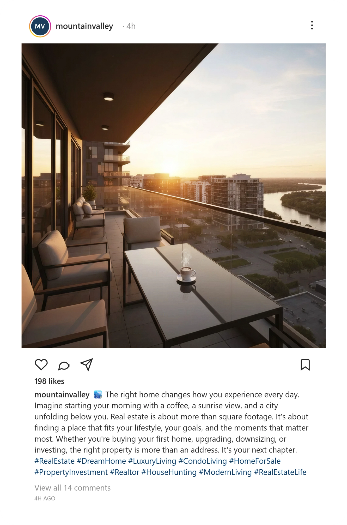 Real Estate Instagram post